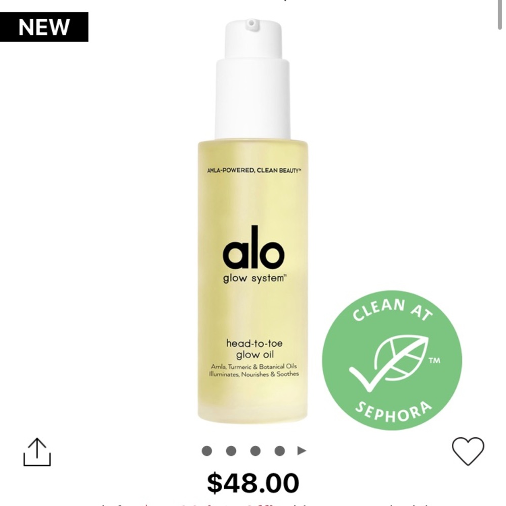 Alo yoga head to toe ultra rich hydrating glow oil